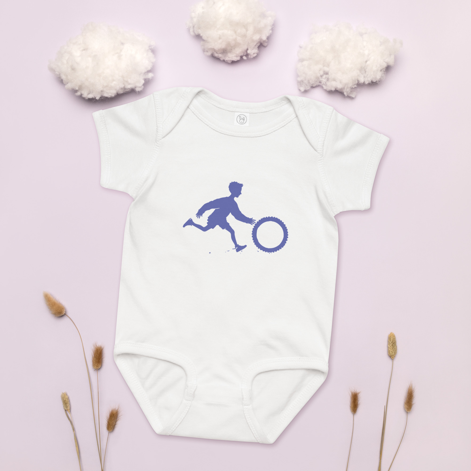 Baby jersey bodysuit