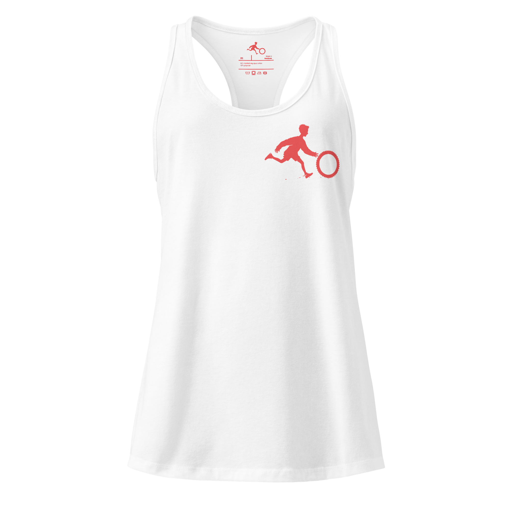 Women’s fitted racerback tank top